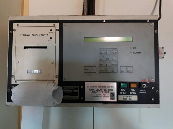 Jowa AB CLEANTOIL 9000 Oil Discharge Monitoring Equipment Computer Unit